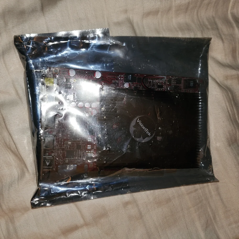 Graphics Card - Black and Red VisionTek New Seal